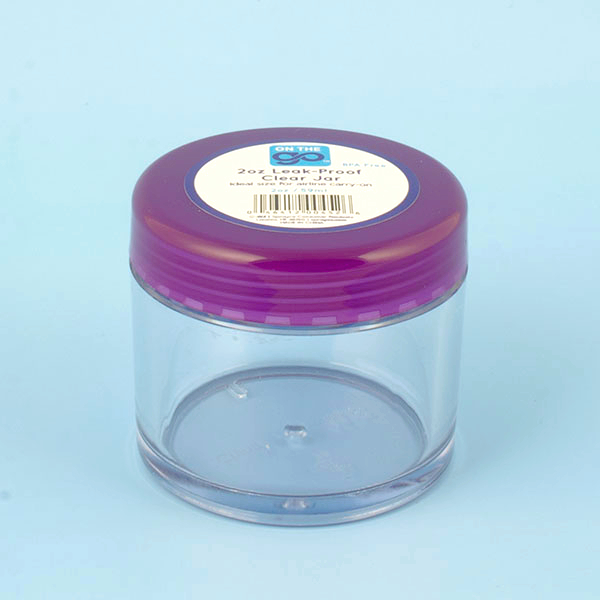 CRC/TE Clear Spiral Cartridge Container FLAT Bottom with Black Cap - 65/510  - (400/cs) - Liquid Bottles LLC